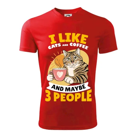 I like cats and coffee and maybe 3 people