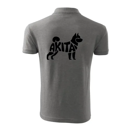 Akita Inu - Nápis v tele