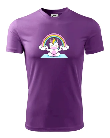 Yoga jednorožec - dúha