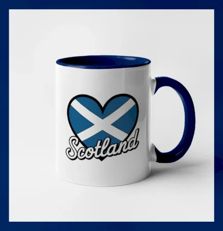 Scotland Srdce s vlajkou