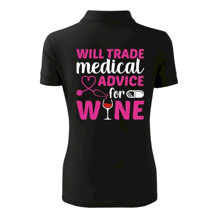 Will trade medical advice for wine