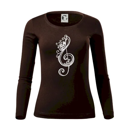 Husľový kľúč kvety