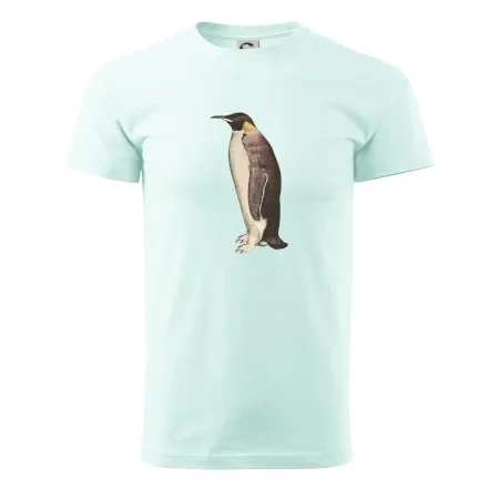 Tučniak kreslený vodovými farbami