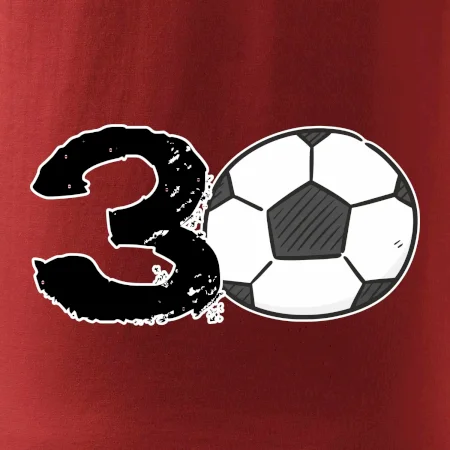 Futbal okrúhle narodeniny 30