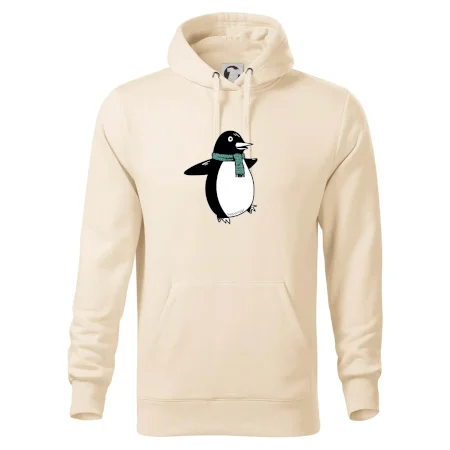 Tučniak so zeleným šálom