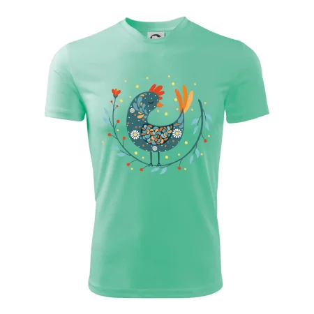 Folklór - sliepky s margarétkami