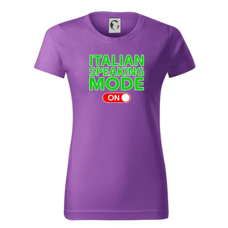 Italian speaking mode - ON