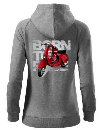 Scooter born to ride red