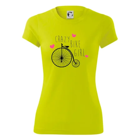 Crazy bike girl