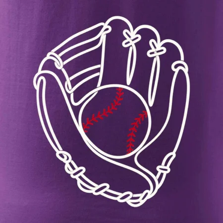 Baseballová rukavice minimalistická linka