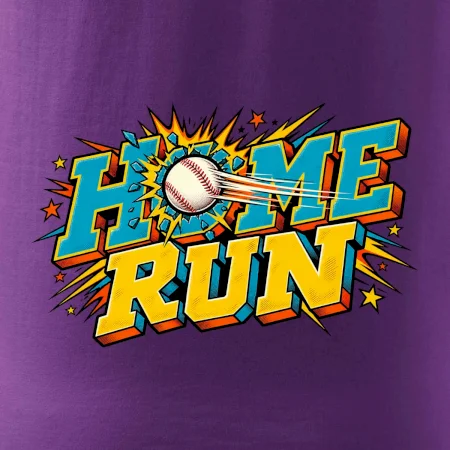 Home run komiksový nápis