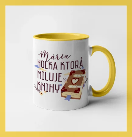 Kniha - Holka, ktorá miluje knihy  - Vaše meno