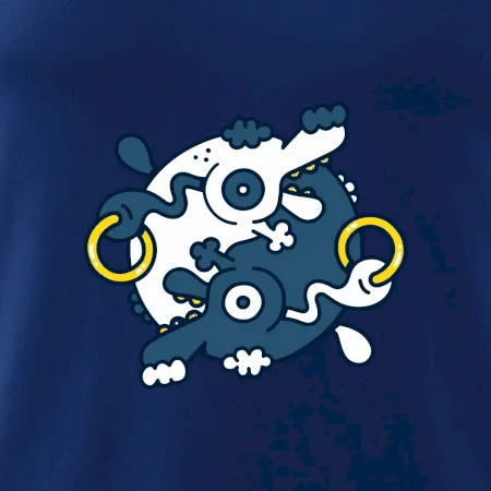 Yin & Yang abstraktné psy
