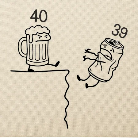 Pivo narodeniny - útes 40 rokov
