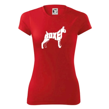 Boxer nápis v tele