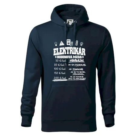 Hodinová mzda elektrikár