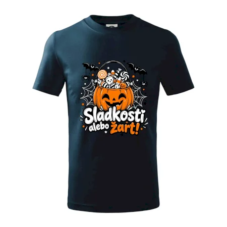 Sladkosť alebo žart tekvicový košík