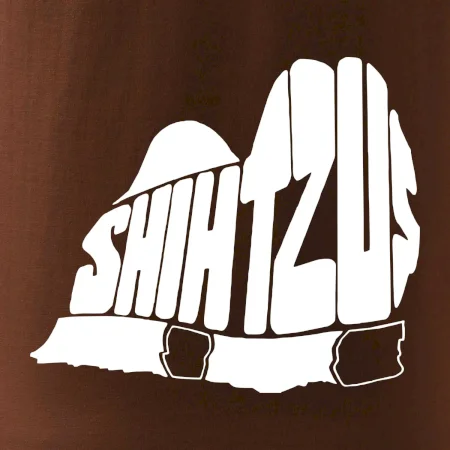 Shih-tzu - nápis v tele