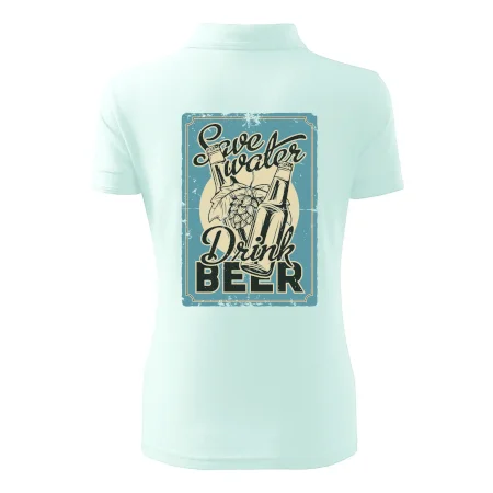 Save water drink beer poster