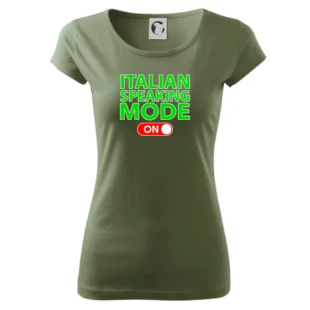 Italian speaking mode - ON