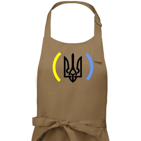 Ukrajina trojzubec s farbami