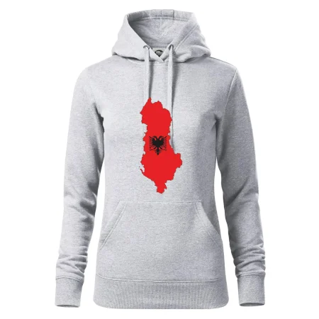Albánsko mapa a znak