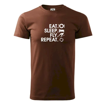 Eat sleep fly repeat - skoky na lyžiach