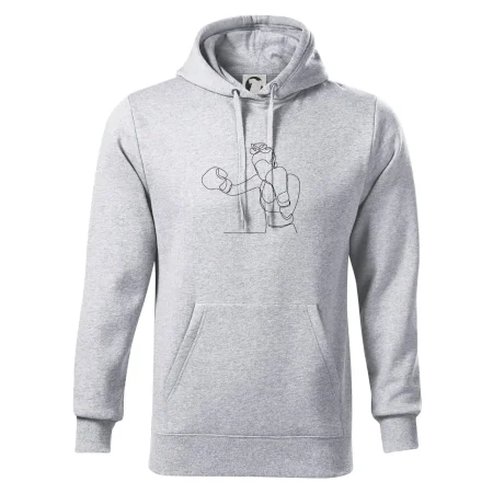 Žena boxerka jedným ťahom