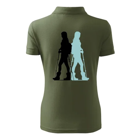 Nordic walking figúry - žena