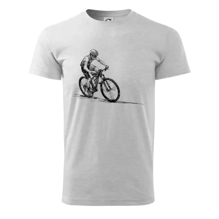 MTB kreslený cyklista