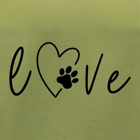 Love nápis zviera