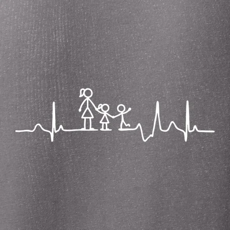 Ekg mamička a dievča + chlapec