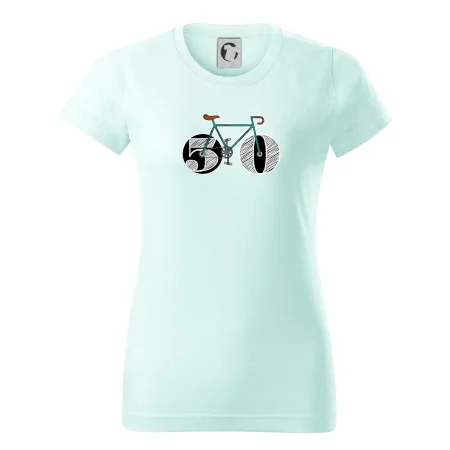 Narodeniny 50 rokov na bicykli