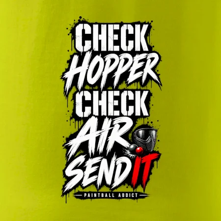 Kontrola zásobníka – Check Hopper Air paintball