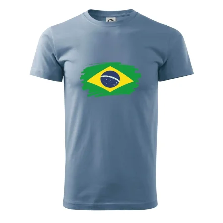 Brazília vlajka štetkou