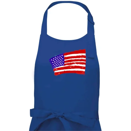 Americká vlajka ohnutá