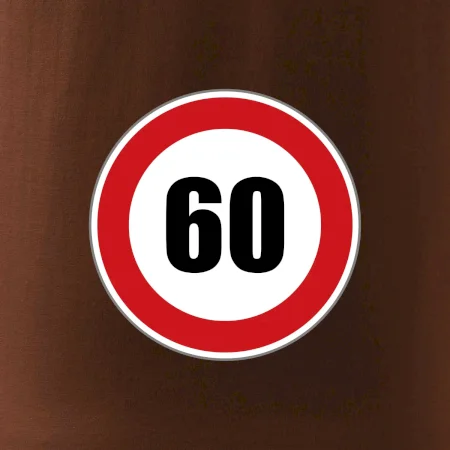 Dopravná značka - obmedzenie rýchlosti 60