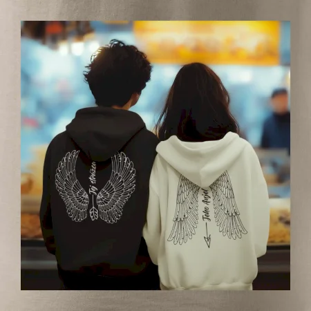 Párova mikina - Jeho anjel , Jej strážca