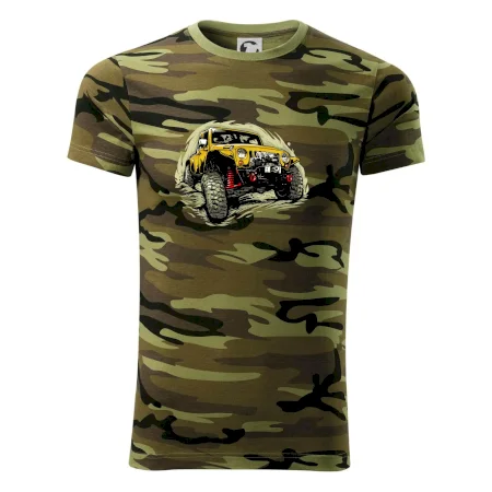 Žltý offroad s navijakom