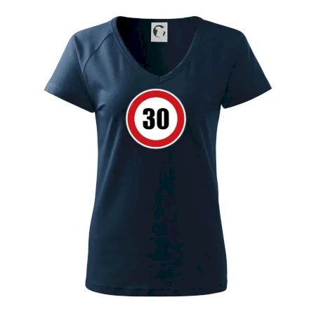 Dopravná značka - obmedzenie rýchlosti 30