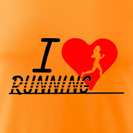 I love running dievča
