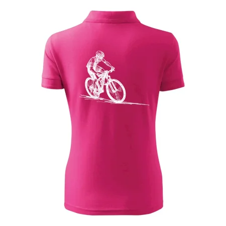 MTB kreslený cyklista
