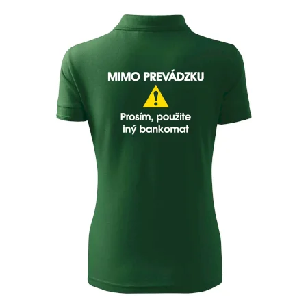 Mimo prevádzku prosím, použite iný bankomat