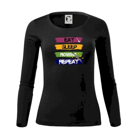 Eat sleep rowing repeat farebné