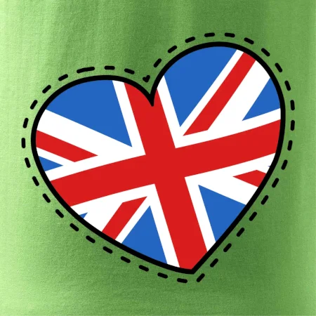 Británia srdce prsník