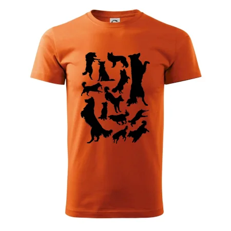 Border kólia siluety