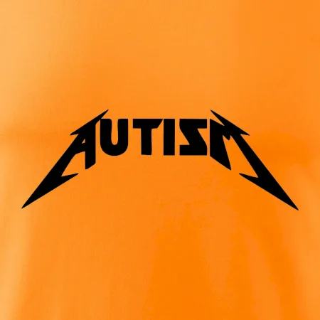 Autism rock nápis