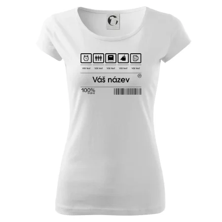 Čárový kód - Vlastní text