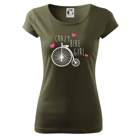 Crazy bike girl