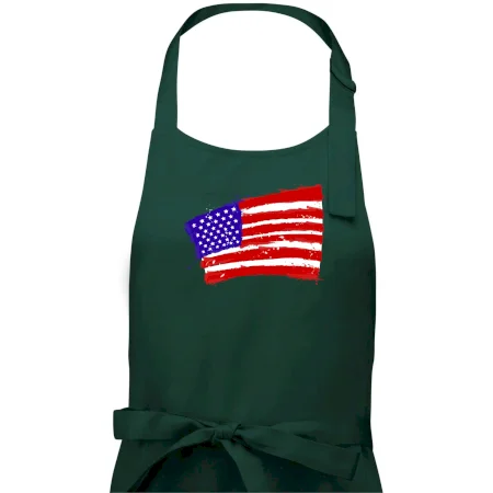 Americká vlajka ohnutá